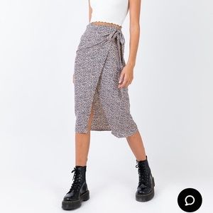 Princess Polly Midi Wrap Skirt